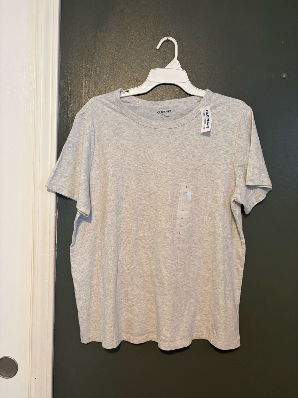 Old Navy Women's Light Gray Short Sleeve Crew Tee NWT